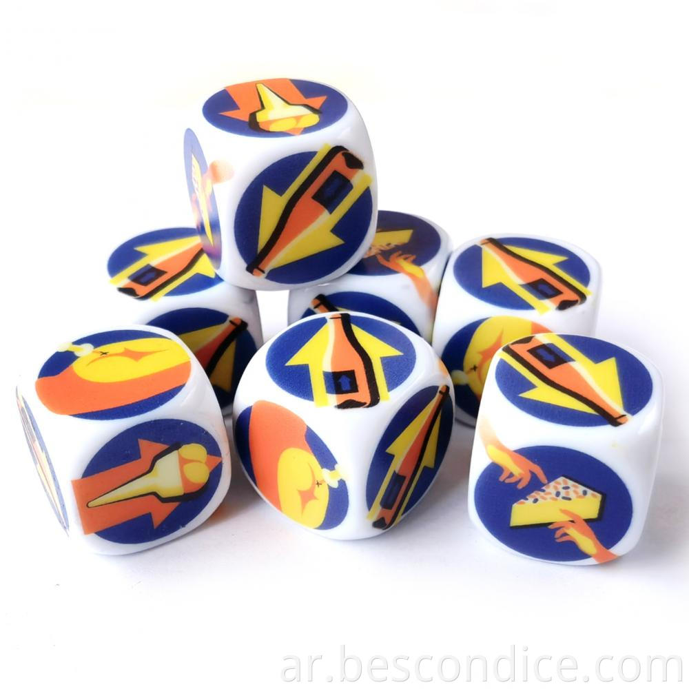 Cmyk Printing Game Dice